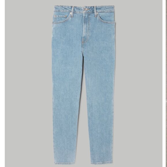 Everlane Women's Light Blue Straight Leg Jeans - Picture 2 of 10